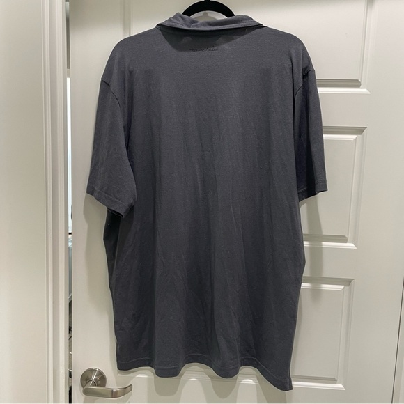 Travis Mathew Grey Prima Cotton Short Sleeve Polo - Picture 7 of 7